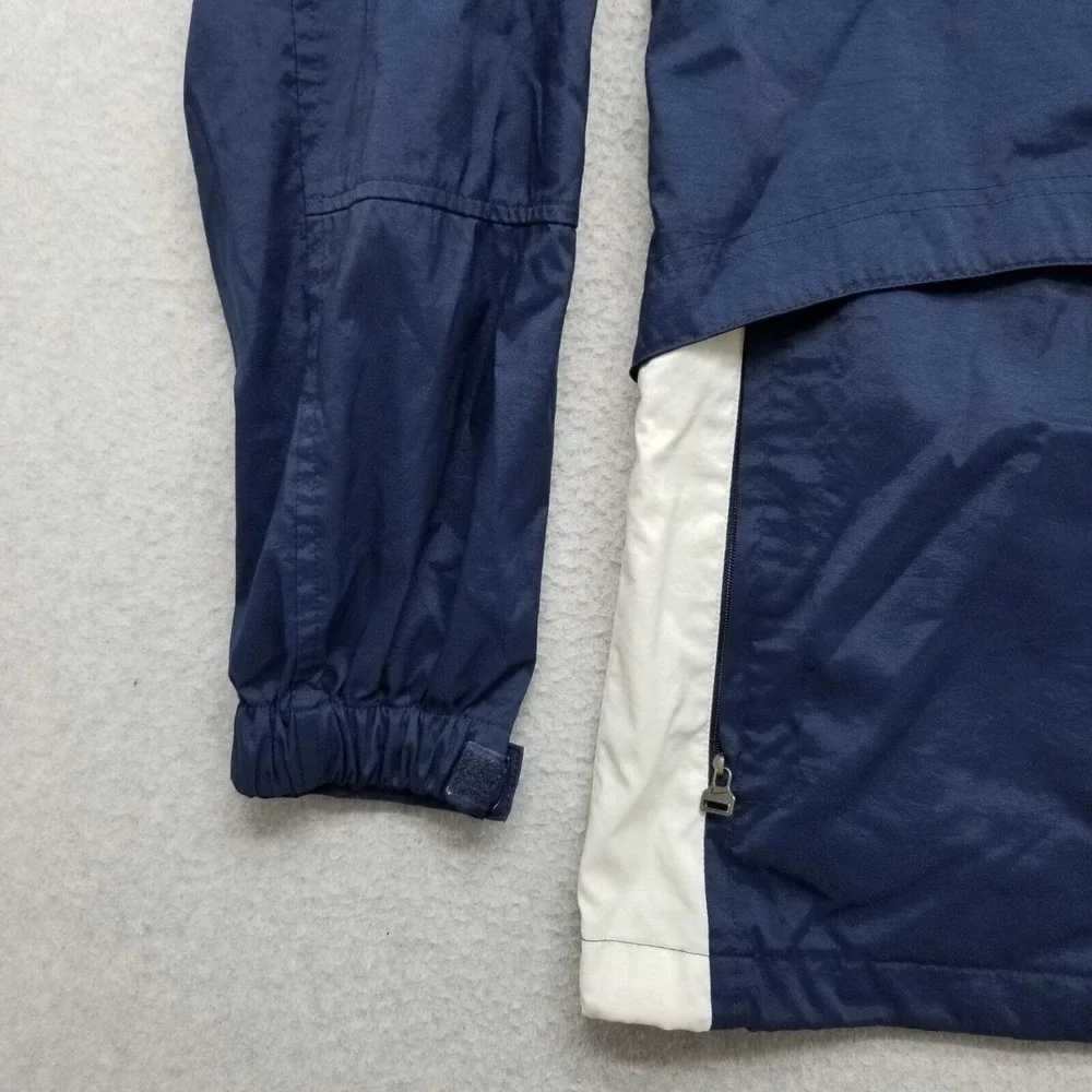 Nike Jacket Mens Large Blue Full‎ Zip Pockets Nylon Windbreaker